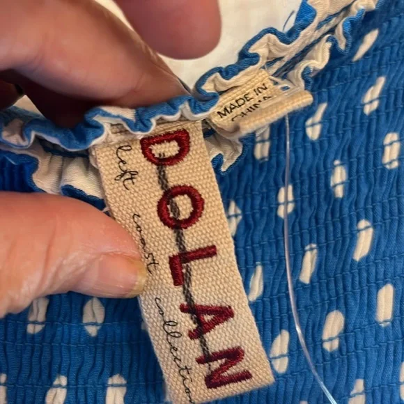 NWT Anthropologie Dolan Left Coast Smocked Midi Dress - Picture 11 of 12